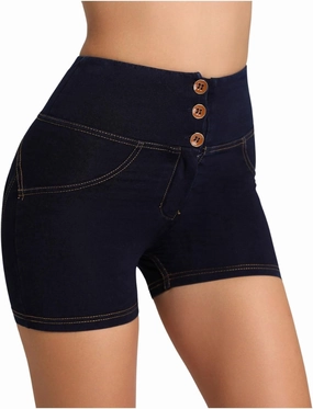 Women's Shorts Activewear High Waisted Tummy Control Spandex Booty Shorts Seamless Booty Biker Short Legging