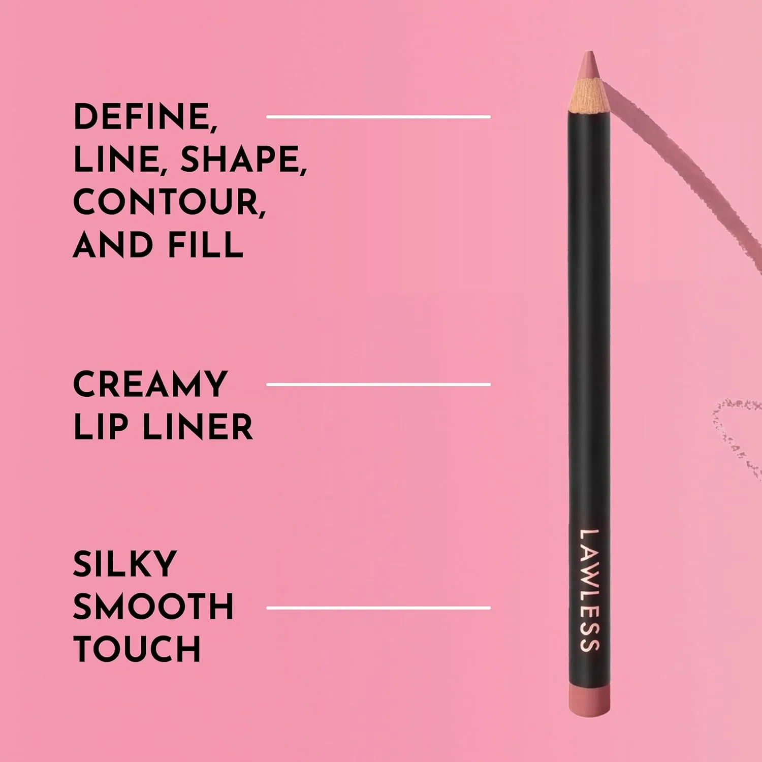 Women's Forget the Filler Definer Liner, Pink Slip, 0.04 Ounce