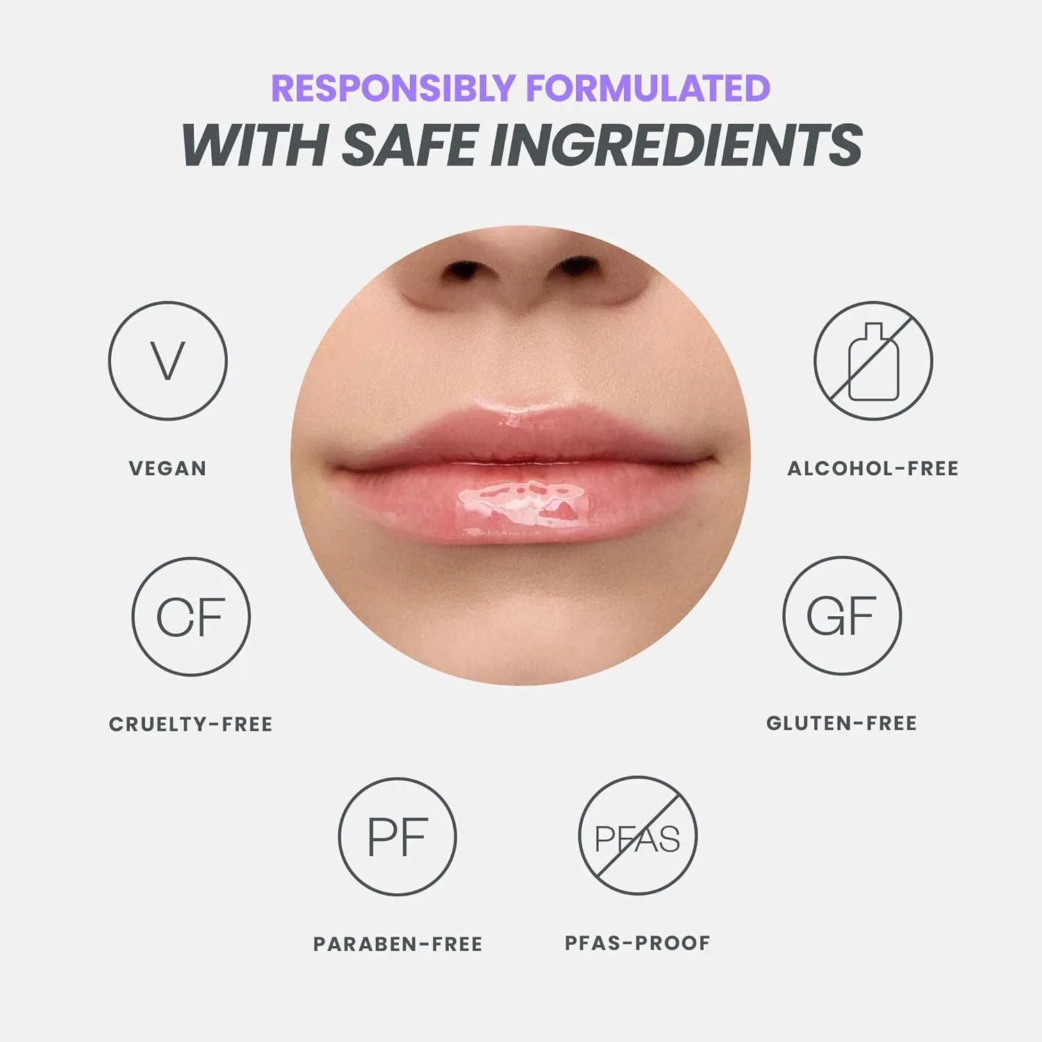 Wonderskin Lip Rehab Serum Oil - Tinted Lip Oil, Hydrating, Moisturizing, and Non-Sticky Coral Pink Tint Serum for Dry Lips (Lover)