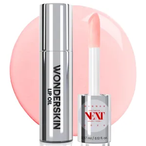 Wonderskin Lip Rehab Serum Oil - Tinted Lip Oil, Hydrating, Moisturizing, and Non-Sticky Coral Pink Tint Serum for Dry Lips (Lover)