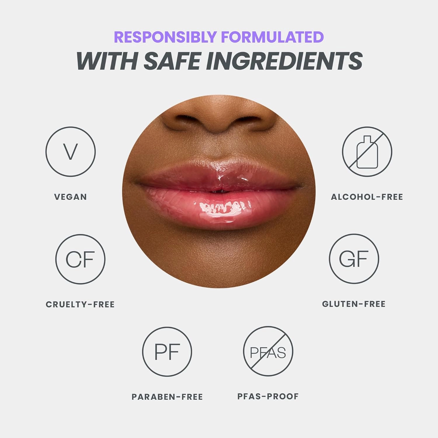 Wonderskin Lip Rehab Serum Oil - Tinted Lip Oil for Women, Hydrating, Moisturizing, and Non-Sticky Red Tint Serum for Dry Lips (Amour)