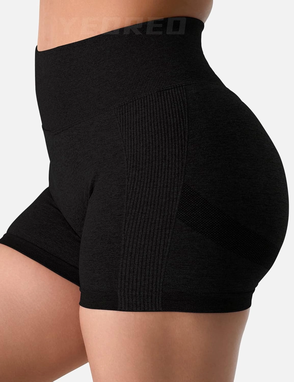 YEOREO Professional Women Workout Shorts 3.6" Scrunch Shorts Seamless High Waisted Contour Gym Yoga Biker Shorts