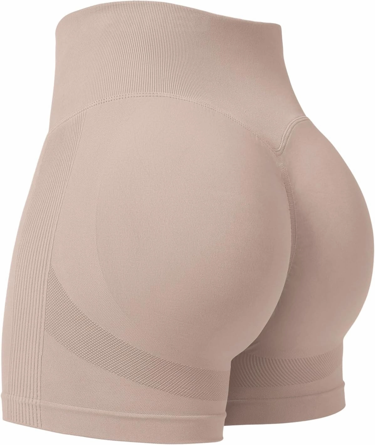 YEOREO Professional Women Workout Shorts 3.6" Scrunch Shorts Seamless High Waisted Contour Gym Yoga Biker Shorts