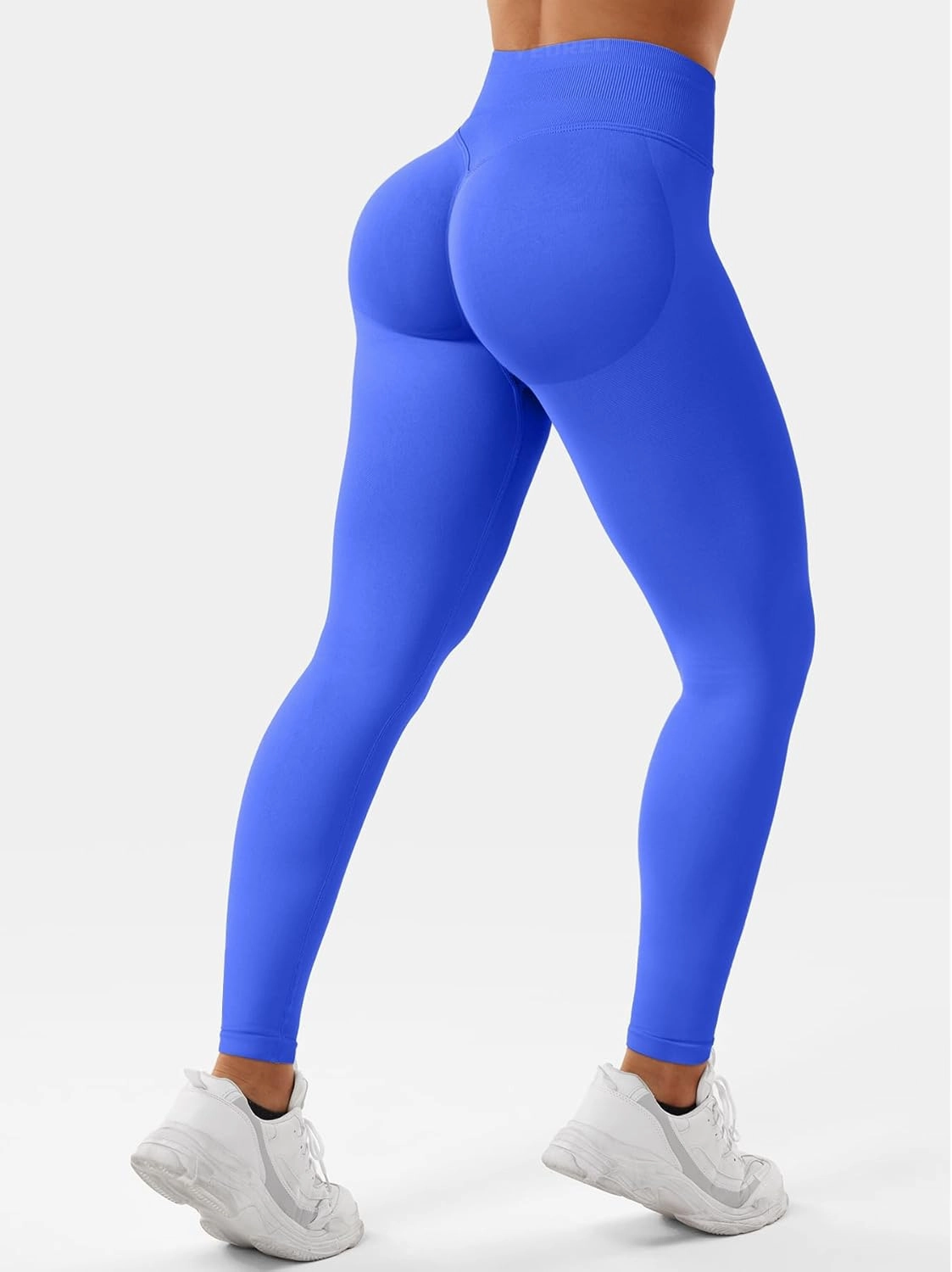 YEOREO SoftHue Hidden Scrunch Butt Workout Leggings for Women Seamless Mid Low Waist 25" Impact Yoga Pants Tummy Control
