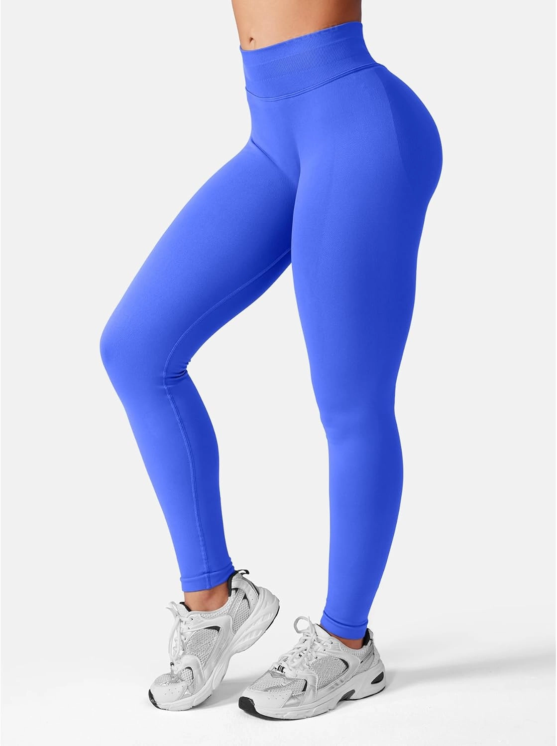 YEOREO SoftHue Hidden Scrunch Butt Workout Leggings for Women Seamless Mid Low Waist 25" Impact Yoga Pants Tummy Control