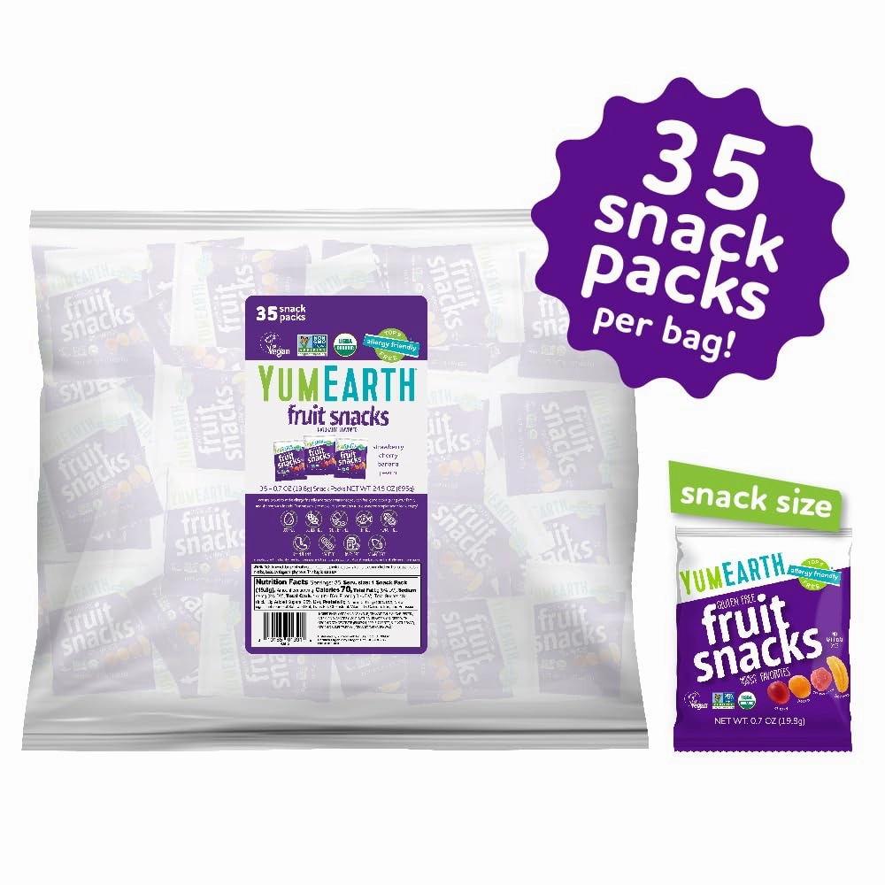 YumEarth Organic Fruit Snacks (Pack of 35)