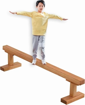 YXXSDP Wooden Balance Beams for Kids/Gymnastics at Home, Extra-Firm 59 79 118 Inch Long Floor Walking Beams, Anti-Skid Gymnastics Equipment, Load 198lbs(Size:150cm(59.1in) long/8cm(3.1in) Width)