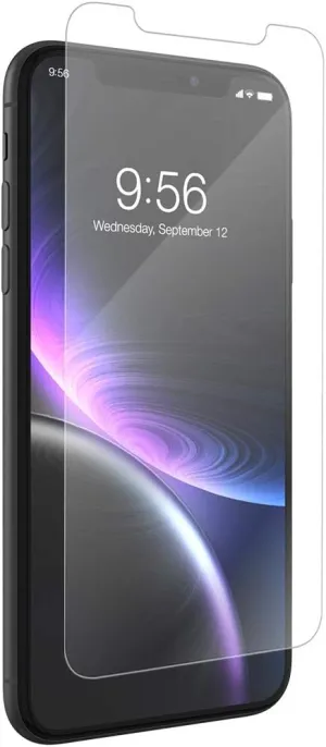 ZAGG InvisibleShield Glass  Screen Protector – High-Definition Tempered Glass for the Apple iPhone XR – Impact & Scratch Protection