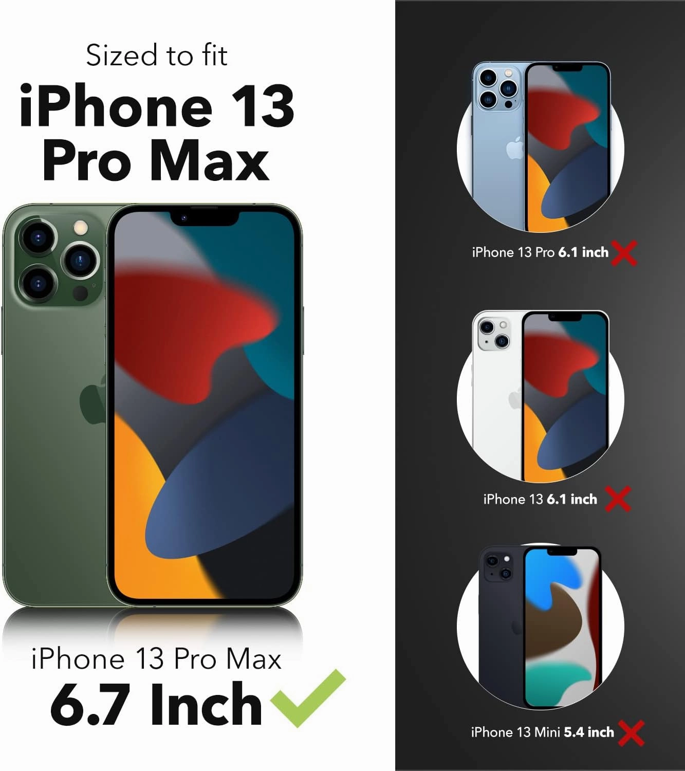 ZAGG InvisibleShield XTR Screen Protector with D3O - Gaming Glass - Made for iPhone 13 Pro MAX/ 14 Plus - Case Friendly Screen - Impact & Scratch Protection - clear