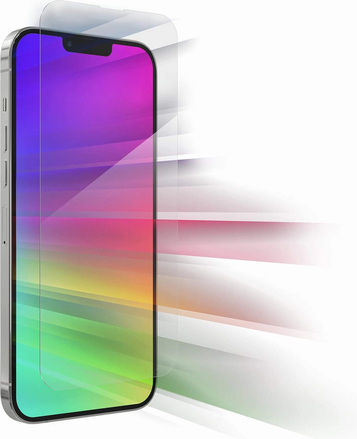 ZAGG InvisibleShield XTR Screen Protector with D3O - Gaming Glass - Made for iPhone 13 Pro MAX/ 14 Plus - Case Friendly Screen - Impact & Scratch Protection - clear