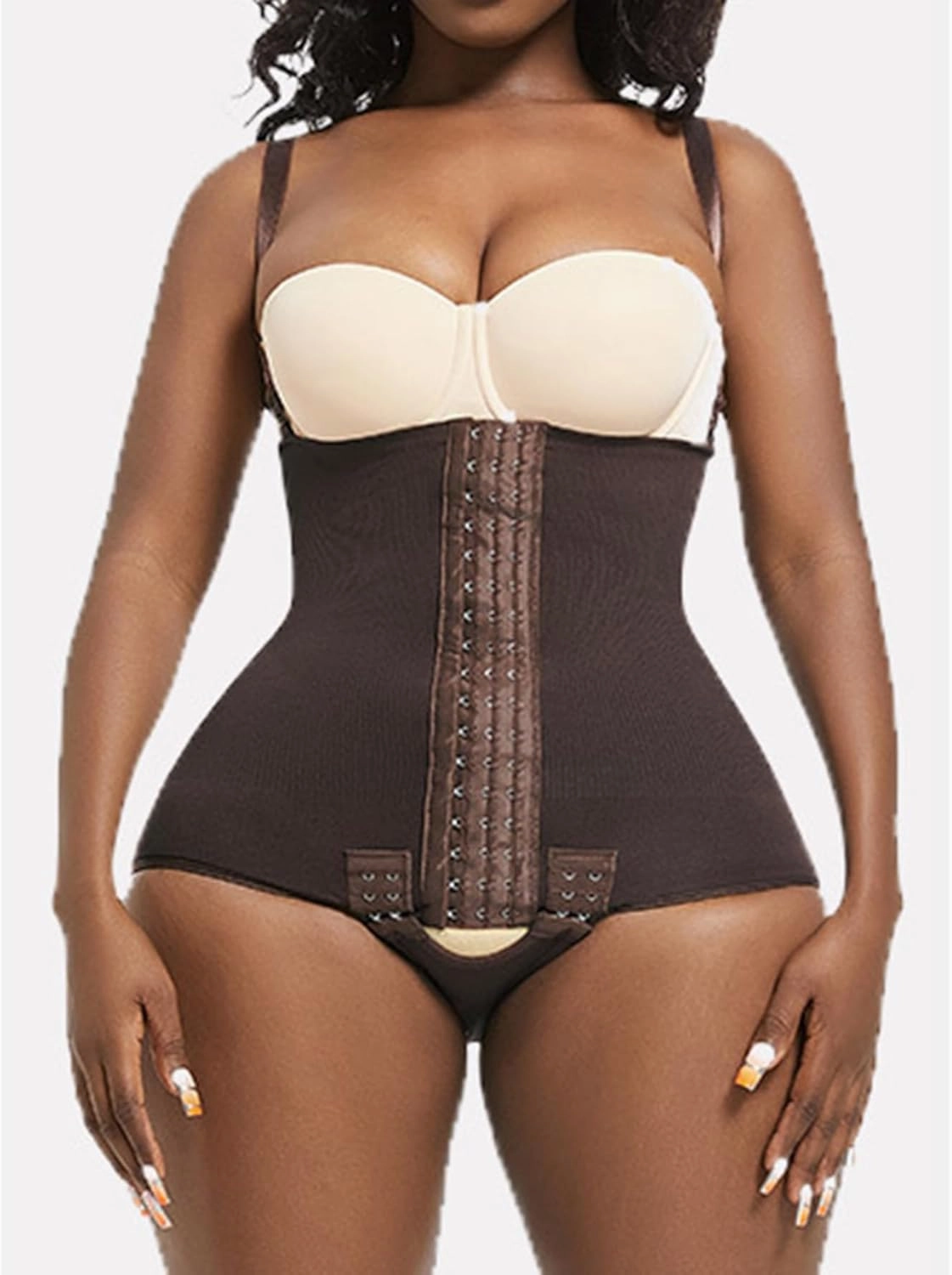 Zcargel 3 Set Womens Shapewear High Waist Tummy Control Shapewear Butt Lifter Trainer Shorts Seamless Hip Jumpsuit