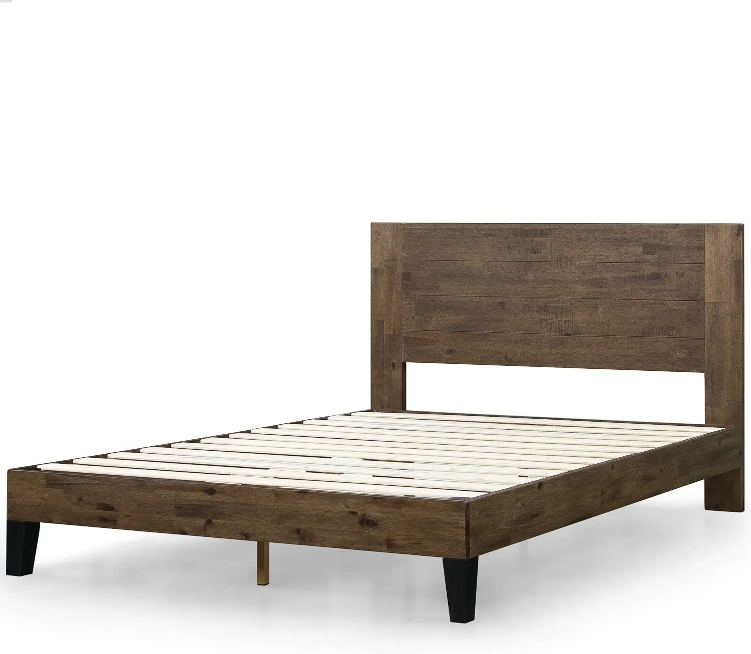 ZINUS Tonja Wood Platform Bed Frame with Headboard, Mattress Foundation with Wooden Slat Support, No Box Spring Needed, Easy Assembly, Full