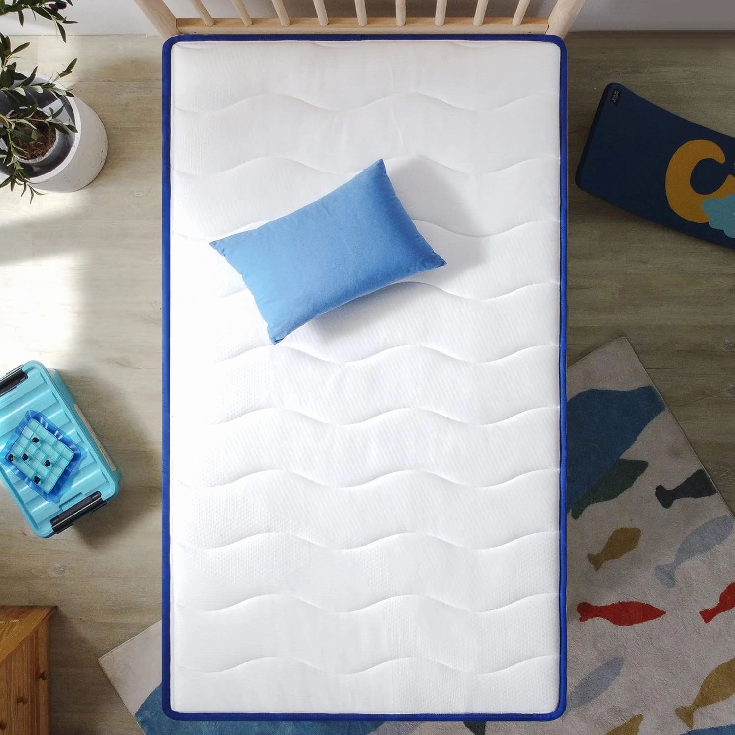 ZINUS 8 Inch Essential Innerspring Mattress, Twin, Mattress for Kids, Medium Firm Feel, CertiPUR-US Certified Foams, Mattress in A Box