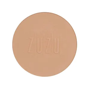 ZUZU LUXE Mineral Powder, Dual Powder Foundation, medium to full coverage, natural finish. Natural, Paraben Free, Vegan, Gluten-free, Cruelty-free, Non GMO, .32 oz. (Refill D-20)